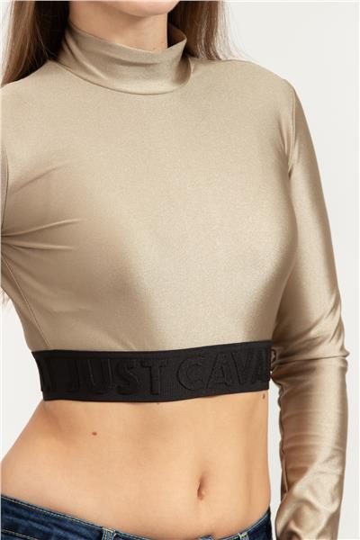 Just Cavalli Kadın Bisiklet Yaka T-Shirt