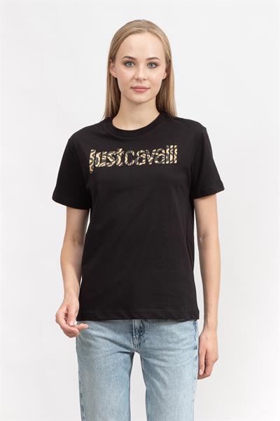 Just Cavalli Kadın Bisiklet Yaka T-Shirt