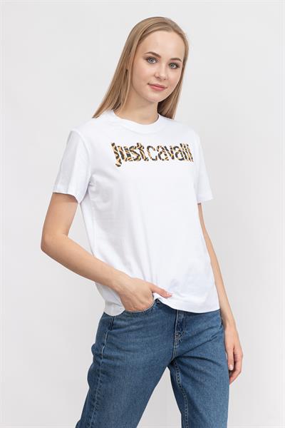 Just Cavalli Kadın Bisiklet Yaka T-Shirt