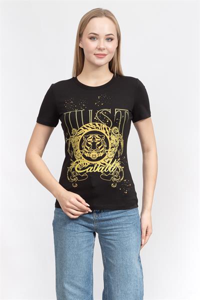 Just Cavalli Kadın Bisiklet Yaka T-Shirt