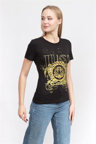 Just Cavalli Kadın Bisiklet Yaka T-Shirt