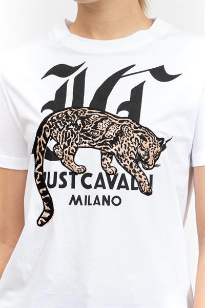 Just Cavalli Kadın Bisiklet Yaka T-Shirt