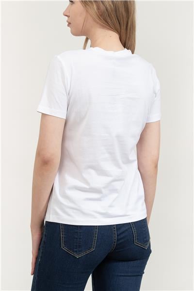 Just Cavalli Kadın Bisiklet Yaka T-Shirt