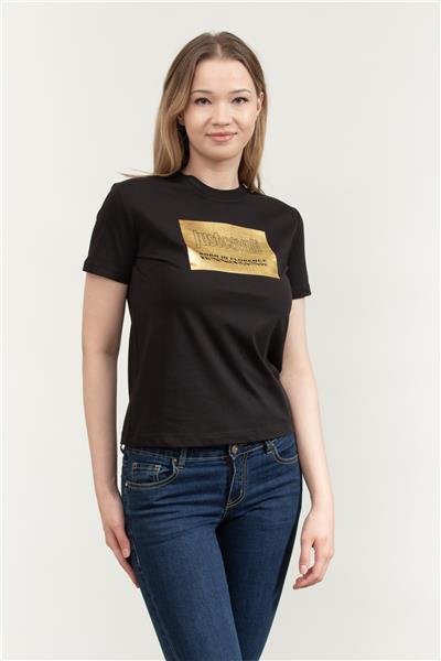 Just Cavalli Kadın Bisiklet Yaka T-Shirt