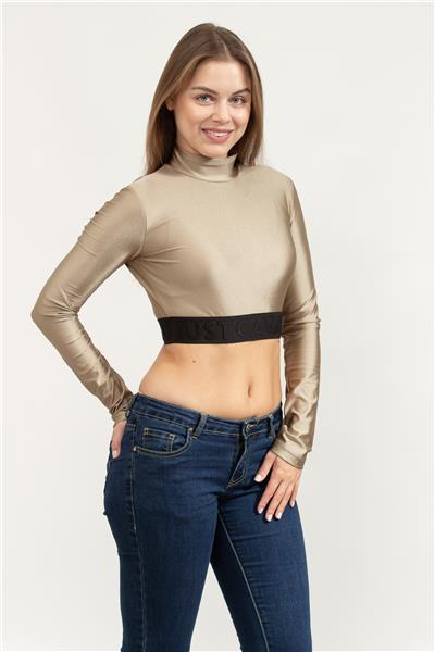 Just Cavalli Kadın Bisiklet Yaka T-Shirt