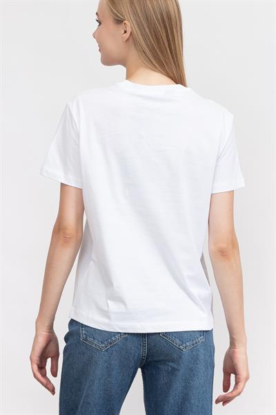 Just Cavalli Kadın Bisiklet Yaka T-Shirt