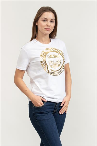Just Cavalli Kadın Bisiklet Yaka T-Shirt