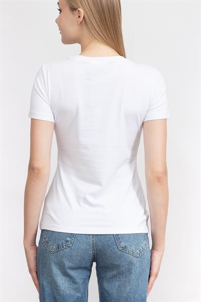 Just Cavalli Kadın Bisiklet Yaka T-Shirt