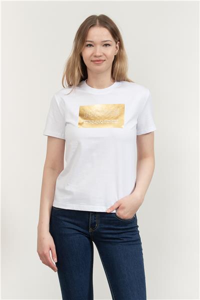 Just Cavalli Kadın Bisiklet Yaka T-Shirt