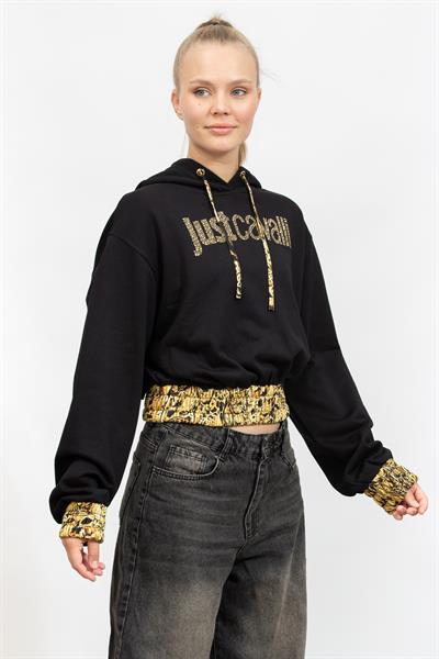 Just Cavalli Kadın Kapüşonlu Sweatshirt