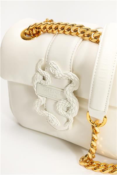 Just Cavalli Kadın Mini Omuz Çantası Beyaz