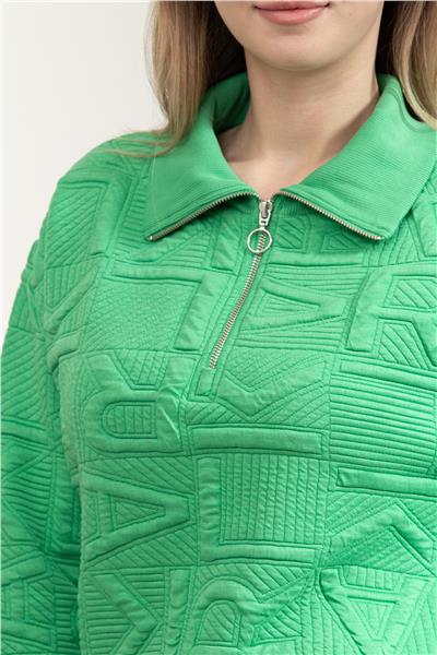 Karl Lagerfeld Athleisure Kadın Fermuarlı Sweatshirt