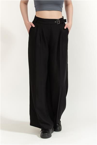 Karl Lagerfeld Belt Detail Daily Pants Kadın Pantolon