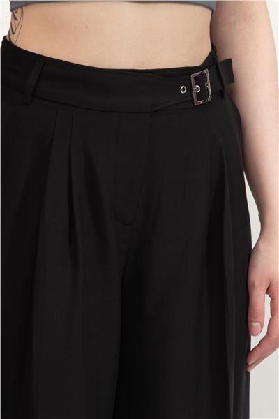Karl Lagerfeld Belt Detail Daily Pants Kadın Pantolon