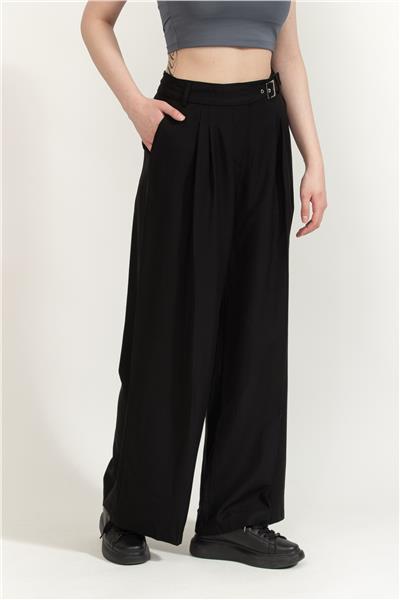 Karl Lagerfeld Belt Detail Daily Pants Kadın Pantolon
