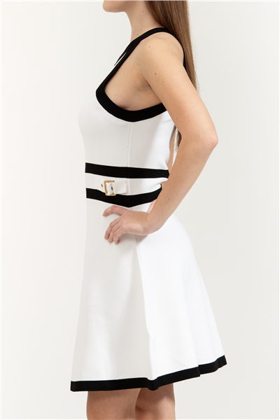 Karl Lagerfeld Belt Detail Knit Kadın Elbise