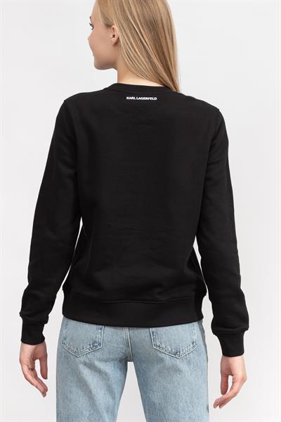 Karl Lagerfeld Boucle Kadın Bisiklet Yaka Sweatshirt