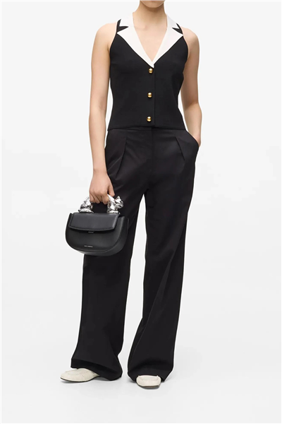 Karl Lagerfeld Bw Summer Knit Top Kadın Triko Siyah