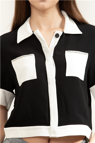 Karl Lagerfeld Chain Detail Jacket Kadın Ceket Siyah