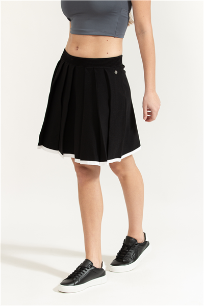 Karl Lagerfeld Contrast Knit Kadın Etek