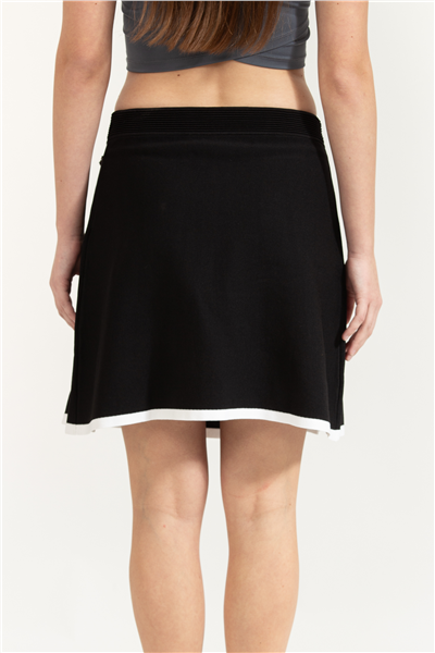 Karl Lagerfeld Contrast Knit Kadın Etek