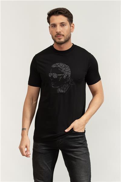 Karl Lagerfeld Crewneck Erkek Bisiklet Yaka T-Shirt