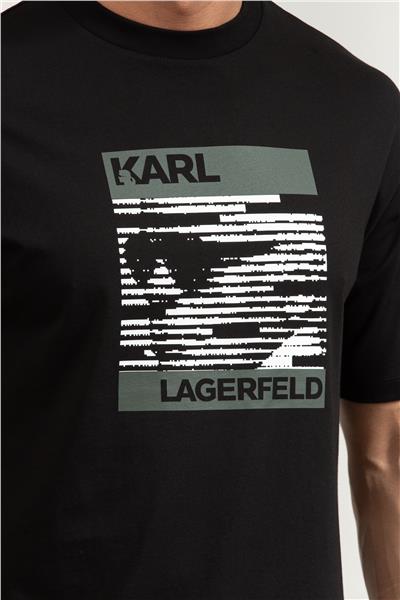 Karl Lagerfeld Crewneck Erkek Bisiklet Yaka T-Shirt