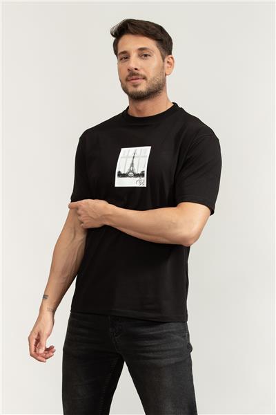 Karl Lagerfeld Crewneck Erkek Bisiklet Yaka T-Shirt