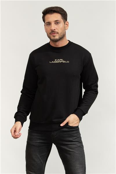 Karl Lagerfeld Crewneck Erkek Bisiklet Yaka Sweatshirt
