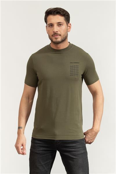 Karl Lagerfeld Crewneck Erkek Bisiklet Yaka T-Shirt