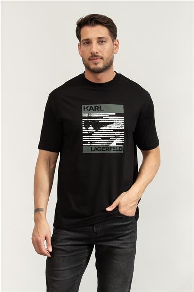 Karl Lagerfeld Crewneck Erkek Bisiklet Yaka T-Shirt