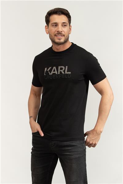 Karl Lagerfeld Crewneck Erkek Bisiklet Yaka T-Shirt