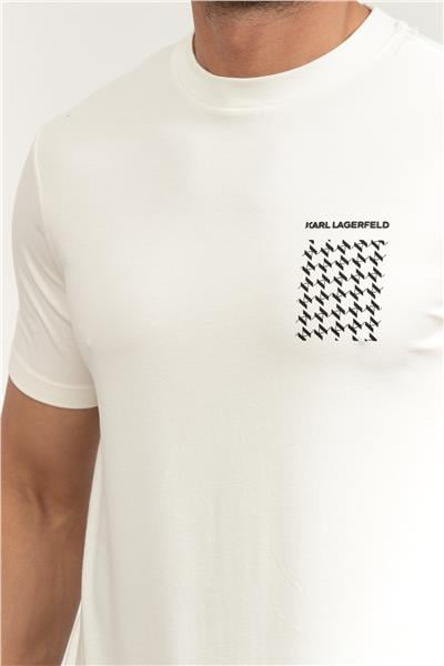 Karl Lagerfeld Crewneck Erkek Bisiklet Yaka T-Shirt