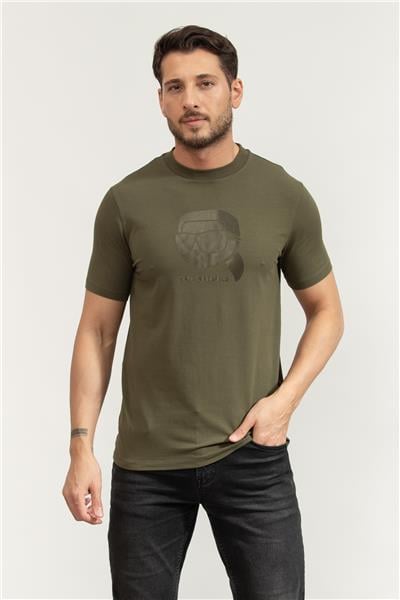 Karl Lagerfeld Crewneck Erkek Bisiklet Yaka T-Shirt