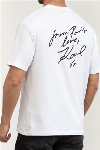 Karl Lagerfeld Crewneck Erkek Bisiklet Yaka T-Shirt