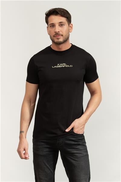 Karl Lagerfeld Crewneck Erkek Bisiklet Yaka T-Shirt