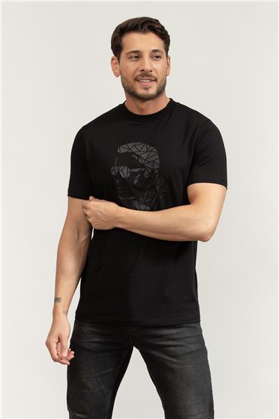 Karl Lagerfeld Crewneck Erkek Bisiklet Yaka T-Shirt