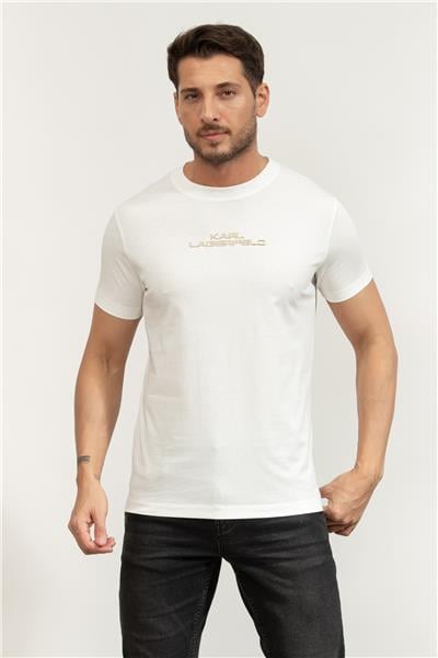 Karl Lagerfeld Crewneck Erkek Bisiklet Yaka T-Shirt