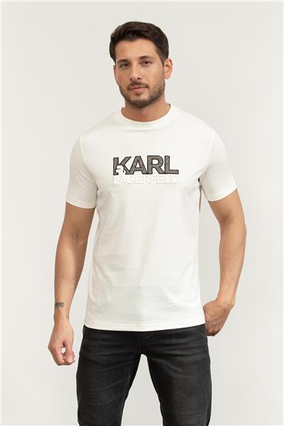 Karl Lagerfeld Crewneck Erkek Bisiklet Yaka T-Shirt
