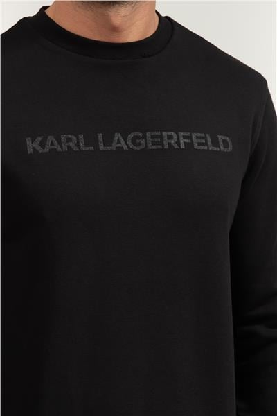 Karl Lagerfeld Crewneck Erkek Bisiklet Yaka Sweatshirt
