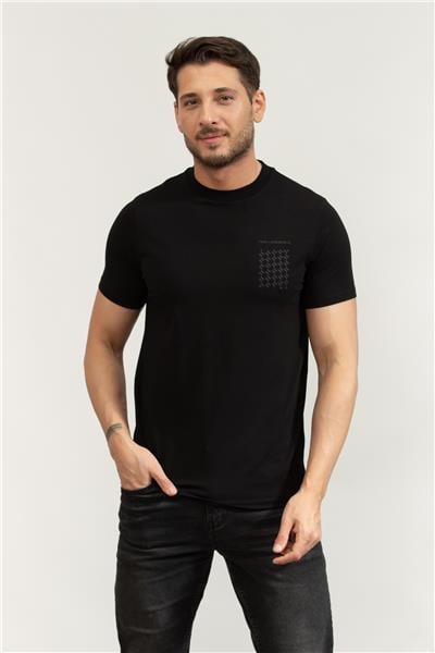 Karl Lagerfeld Crewneck Erkek Bisiklet Yaka T-Shirt