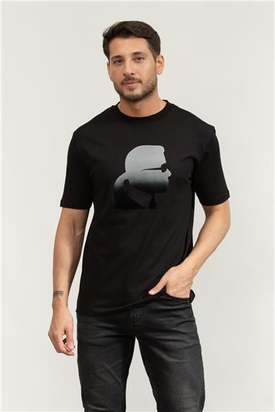 Karl Lagerfeld Crewneck Erkek Bisiklet Yaka T-Shirt
