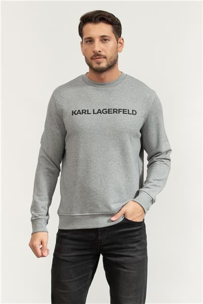 Karl Lagerfeld Crewneck Erkek Bisiklet Yaka Sweatshirt