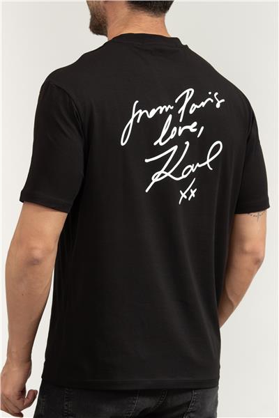 Karl Lagerfeld Crewneck Erkek Bisiklet Yaka T-Shirt