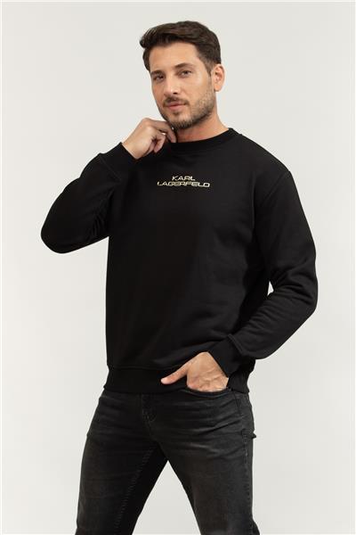 Karl Lagerfeld Crewneck Erkek Bisiklet Yaka Sweatshirt