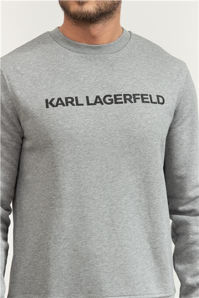 Karl Lagerfeld Crewneck Erkek Bisiklet Yaka Sweatshirt