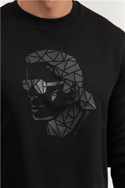 Karl Lagerfeld Crewneck Erkek Bisiklet Yaka Sweatshirt