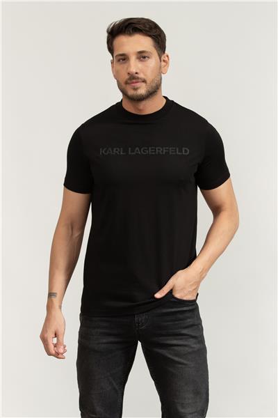 Karl Lagerfeld Crewneck Erkek Bisiklet Yaka T-Shirt