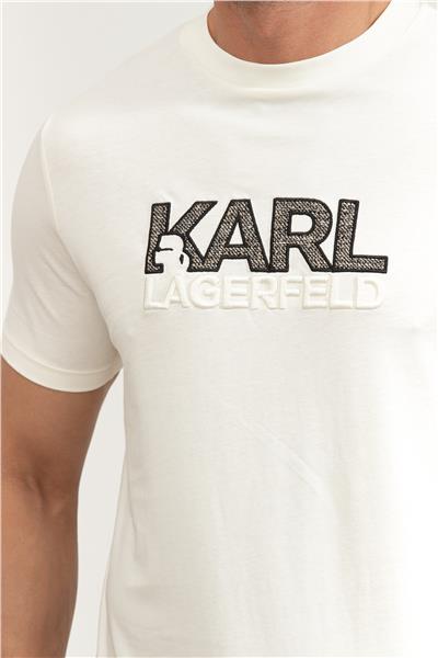 Karl Lagerfeld Crewneck Erkek Bisiklet Yaka T-Shirt