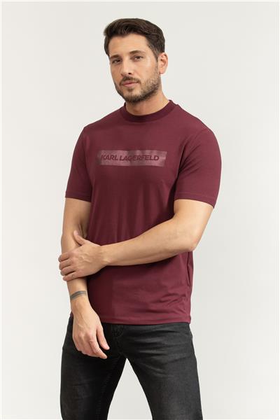 Karl Lagerfeld Crewneck Erkek Bisiklet Yaka T-Shirt